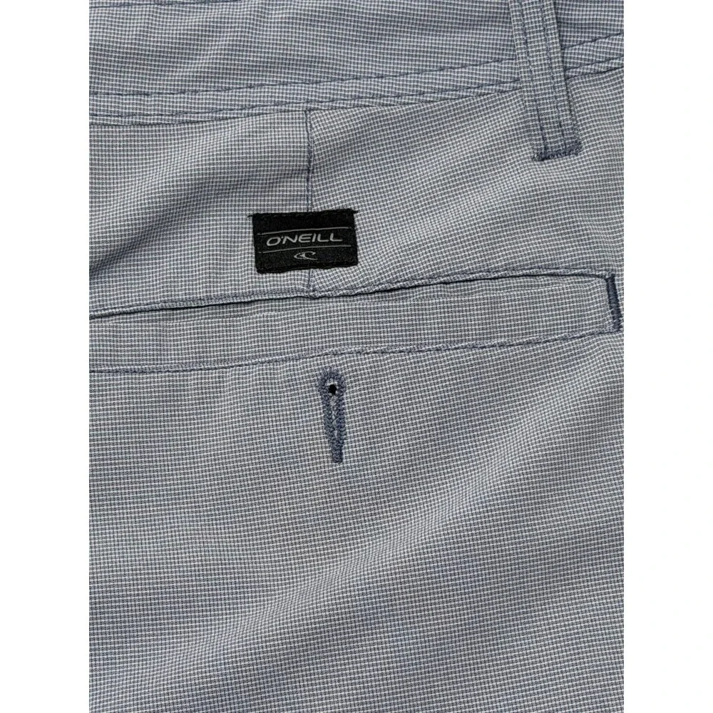 ONeill Mens Hybrid Shorts 38 Gray Polyester Elastane Solid Boardshorts 4416